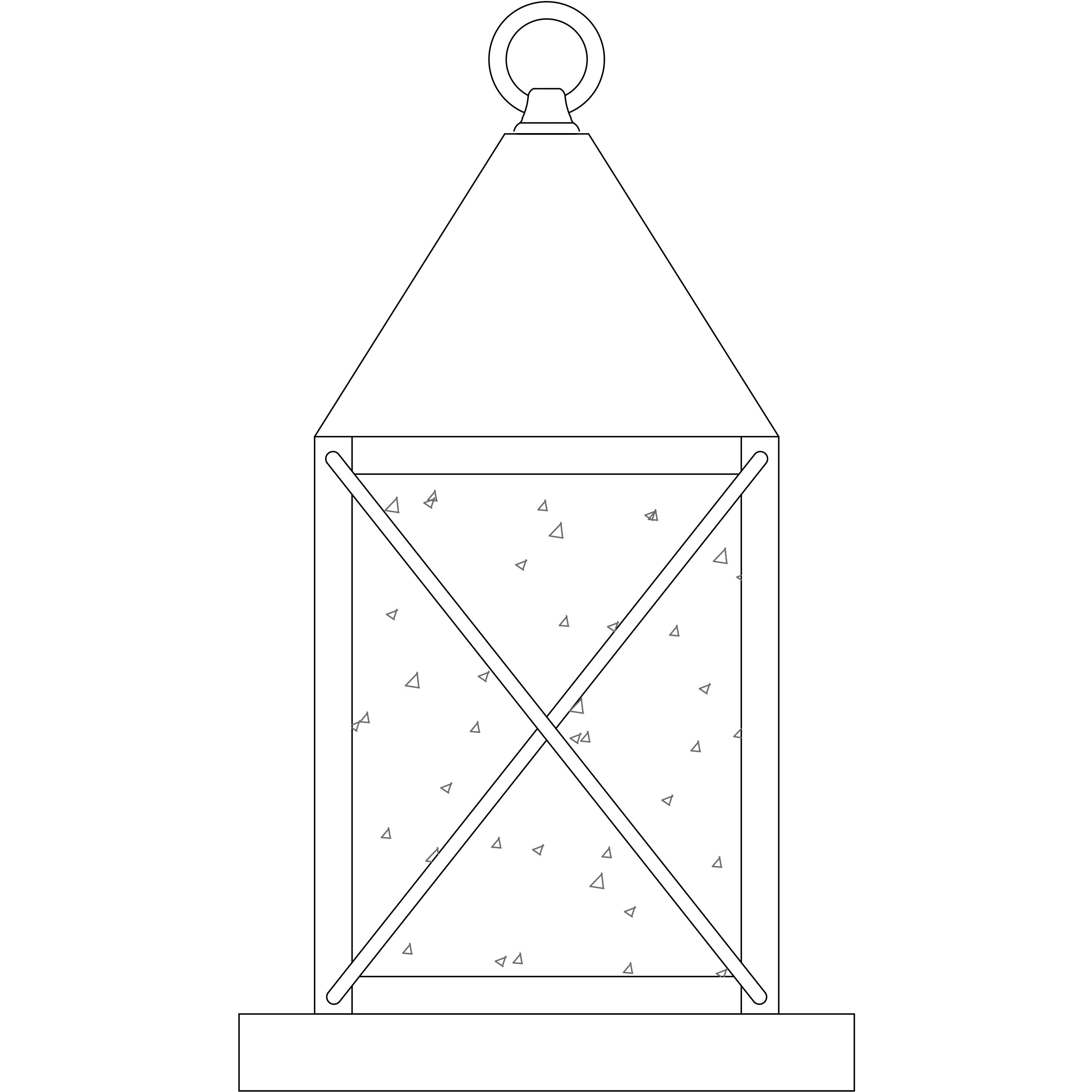 Nottingham 1 Light 14 inch Rustic Brown Column Mount in White Opalescent