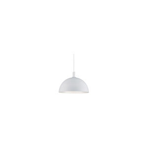 Archibald 1 Light 24 inch White with Gold detail Pendant Ceiling Light in White and Gold