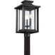 Wakefield 3 Light 19 inch Earth Black Outdoor Post Lantern