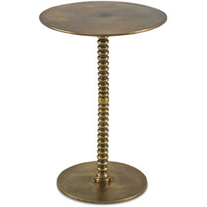 Dasari 15 inch Brass Side Table