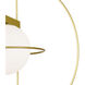 Orbit 18 inch 5.00 watt Medallion Gold Table Lamp Portable Light