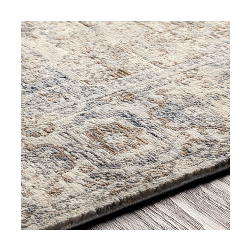 Miller 94 X 60 inch Charcoal/Medium Gray/Silver Gray/White/Ivory/Camel Rugs, Rectangle