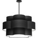 Phlox 4 Light 28 inch Matte Black with Black Chandelier Ceiling Light