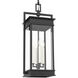 C&M by Chapman & Myers Cupertino 4 Light 11.13 inch Textured Black Outdoor Hanging Lantern