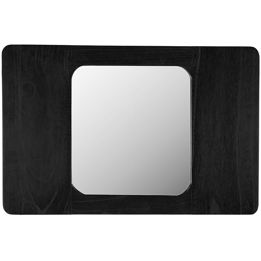 Franklin 30 X 20 inch Charcoal Black Mirror, B