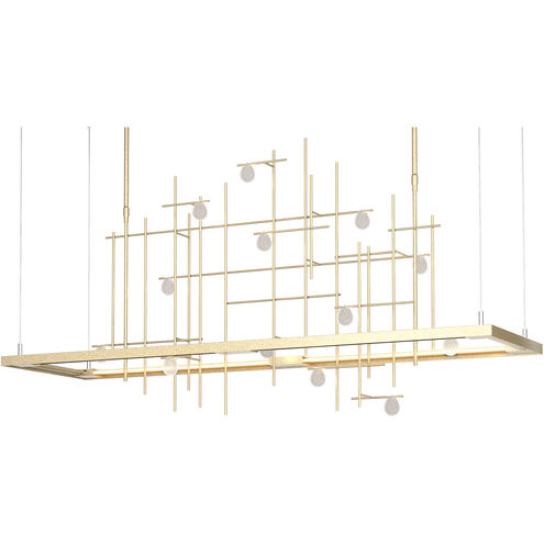 Spring LED 53.4 inch Soft Gold Pendant Ceiling Light