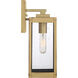 Westover 1 Light 14 inch Antique Brass Outdoor Wall Lantern