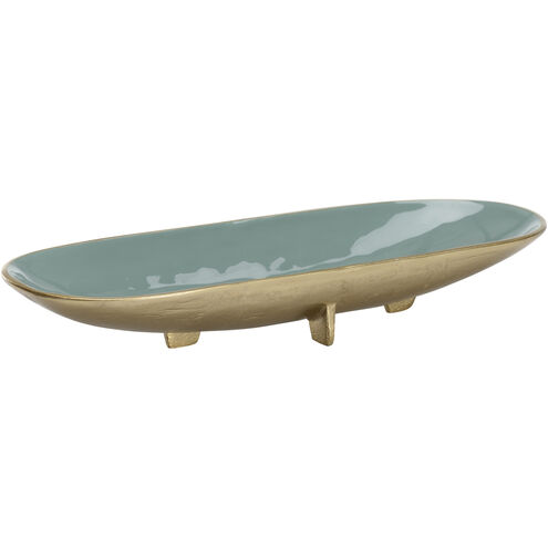 Footed Enameled 18.5 X 2.75 inch Bowl