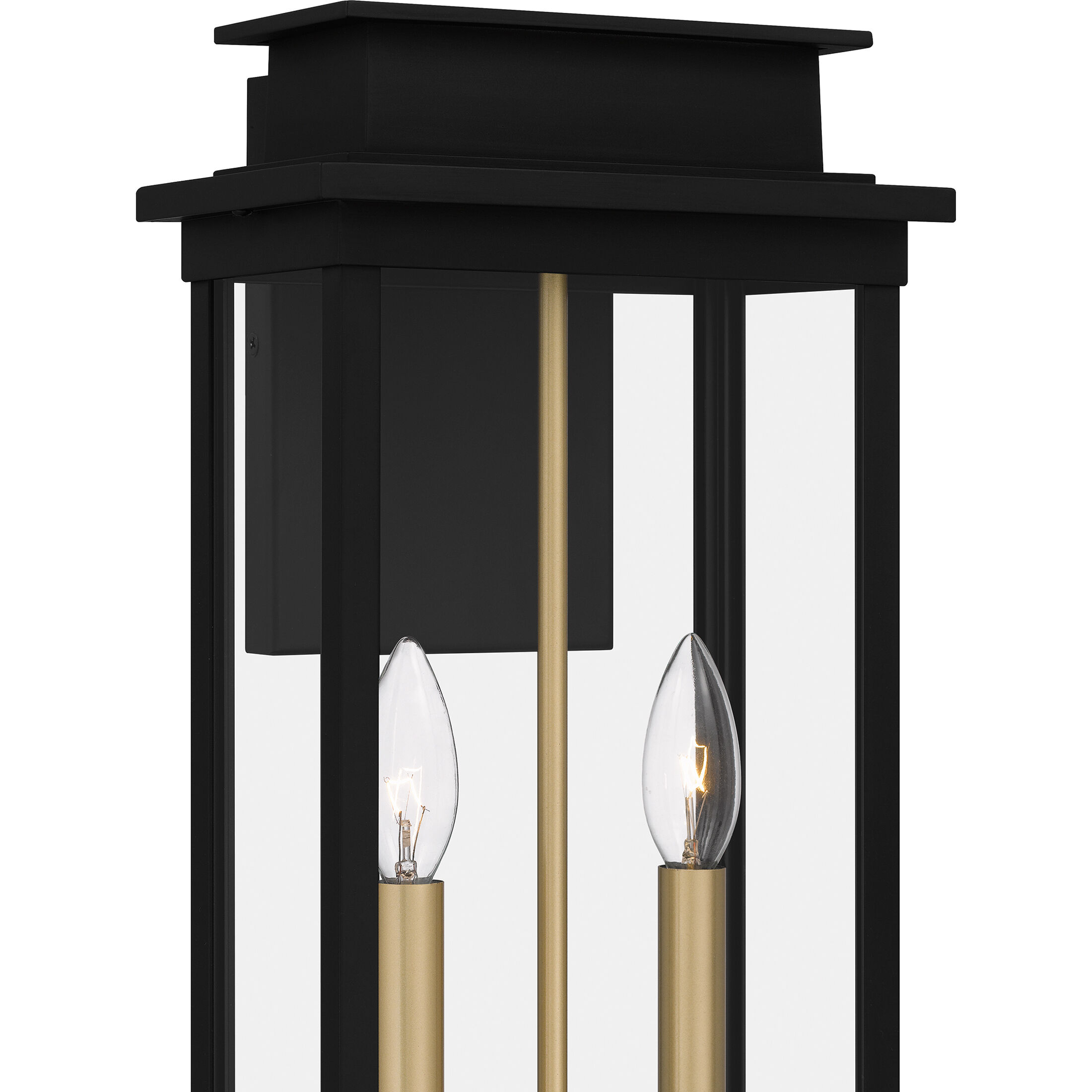 Noelle 2 Light 19 inch Matte Black Outdoor Wall Lantern