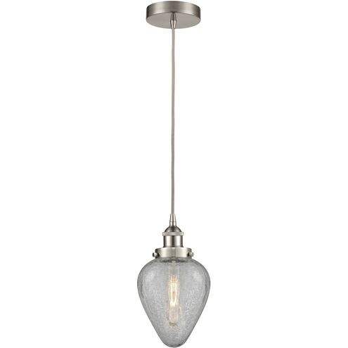 Geneseo 1 Light 6.5 inch Brushed Satin Nickel Mini Pendant Ceiling Light