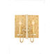 Lasalle 2 Light 12.75 inch Honey Gold Wall Sconce Wall Light