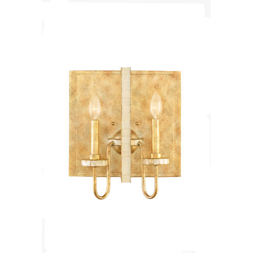 Lasalle 2 Light 12.75 inch Honey Gold Wall Sconce Wall Light