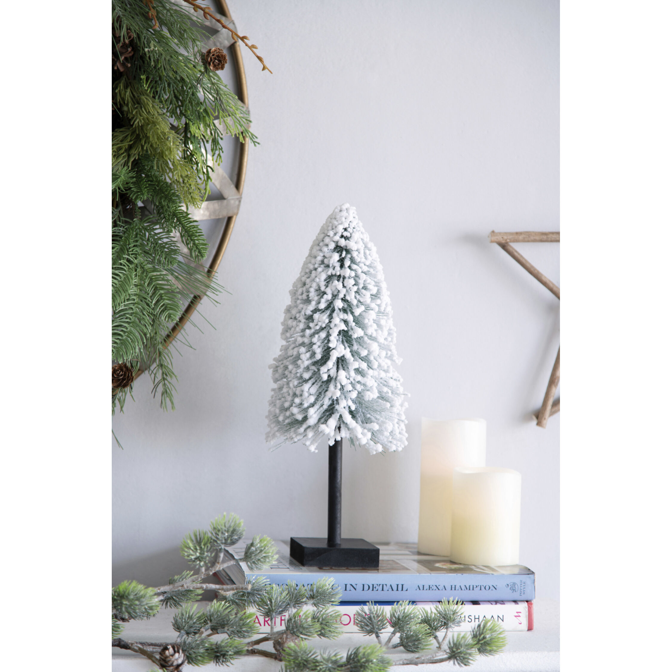 Anita White and Black Holiday Décor