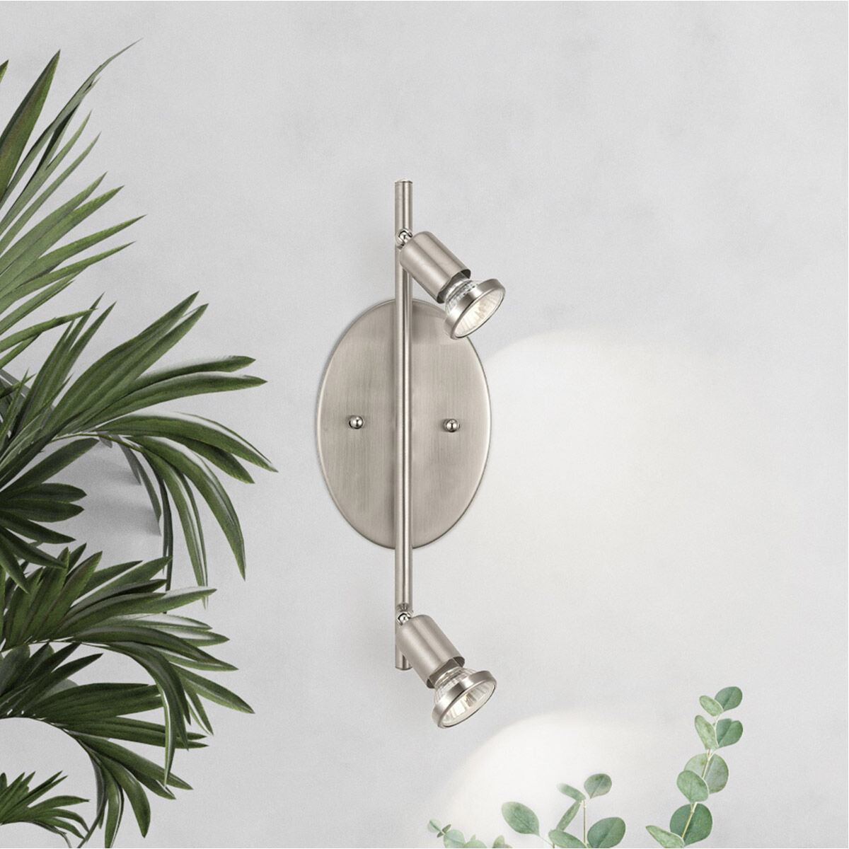 Buzz 2 Light 120 Matte Nickel Track Light Ceiling Light