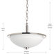 Replay 2 Light 15 inch Polished Nickel Semi-Flush Mount Ceiling Light