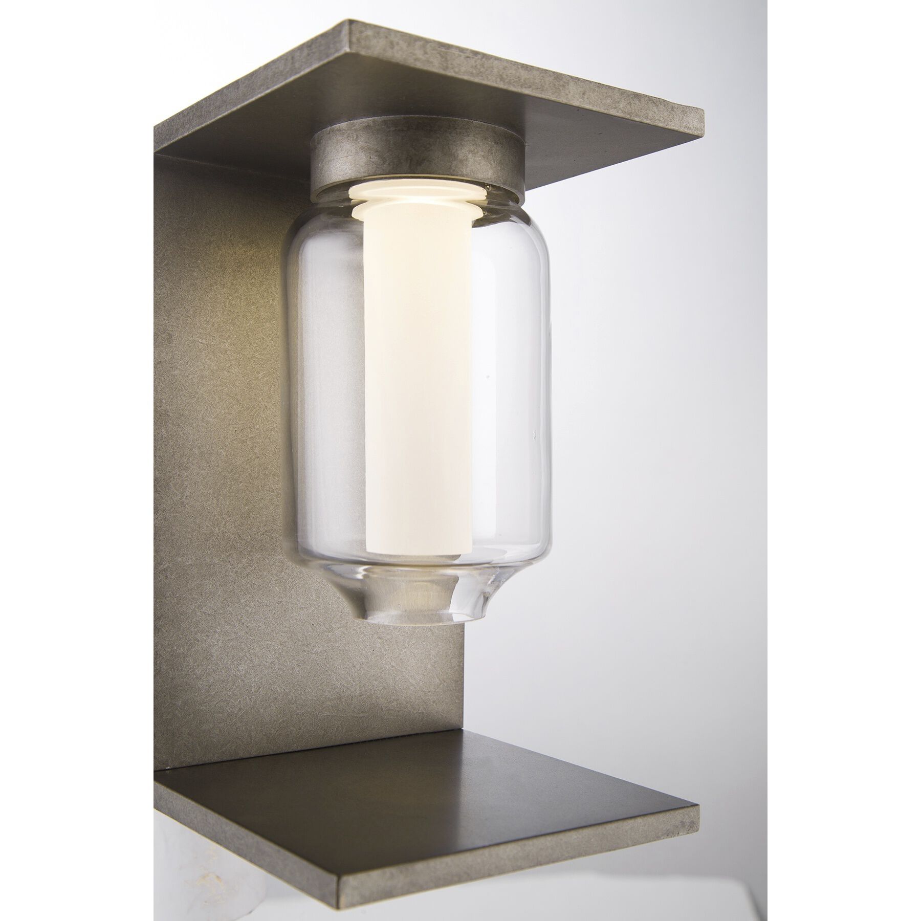 Graydon LED 10 inch Antique Grey Outdoor Wall Mount, Small