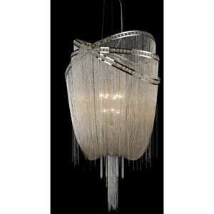 Wilshire Blvd. 9 Light 36 inch Polished Nickel Chandelier Ceiling Light