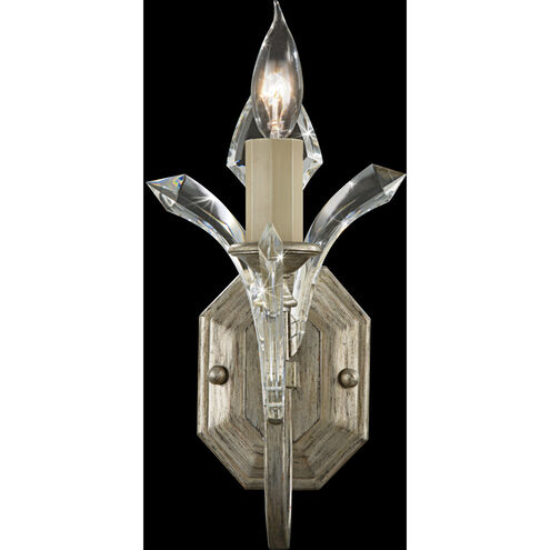 Beveled Arcs Wall Sconce Wall Light in Silver
