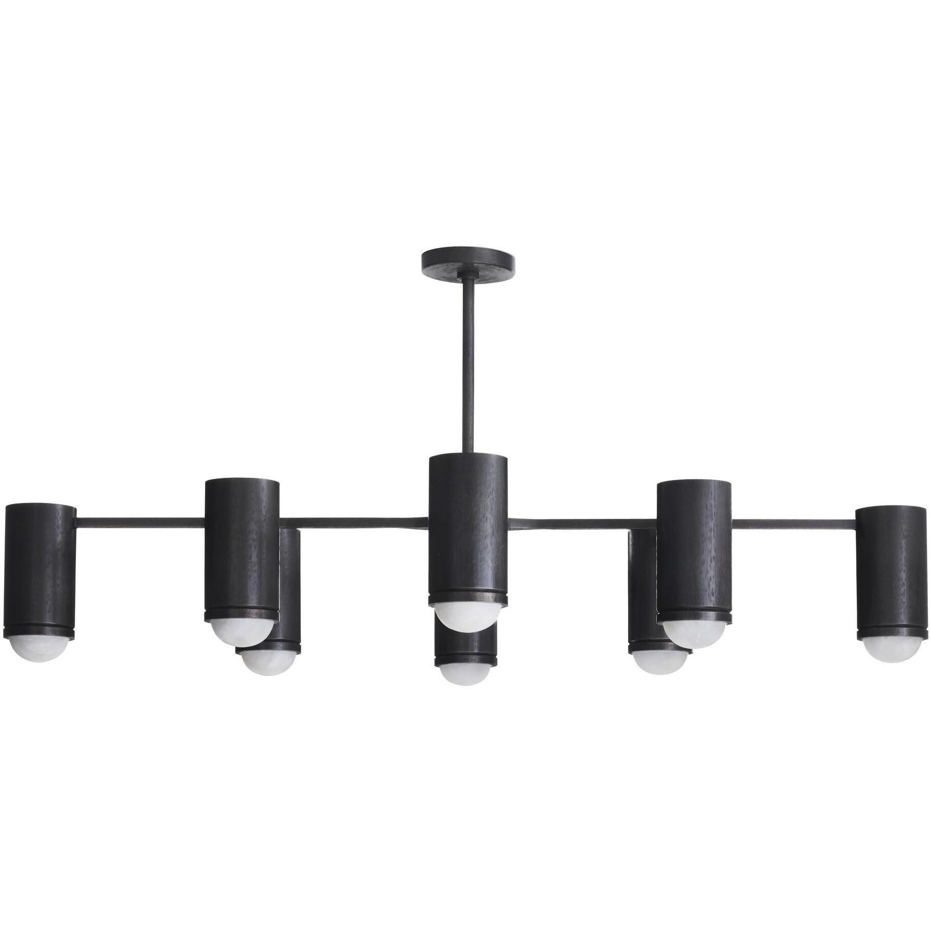 Loryn 8 Light 46 inch English Bronze Semi Flush Mount Ceiling Light