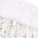 Franca 4 Light 16 inch Chrome Drum Shade Flush Mount Ceiling Light in Off White