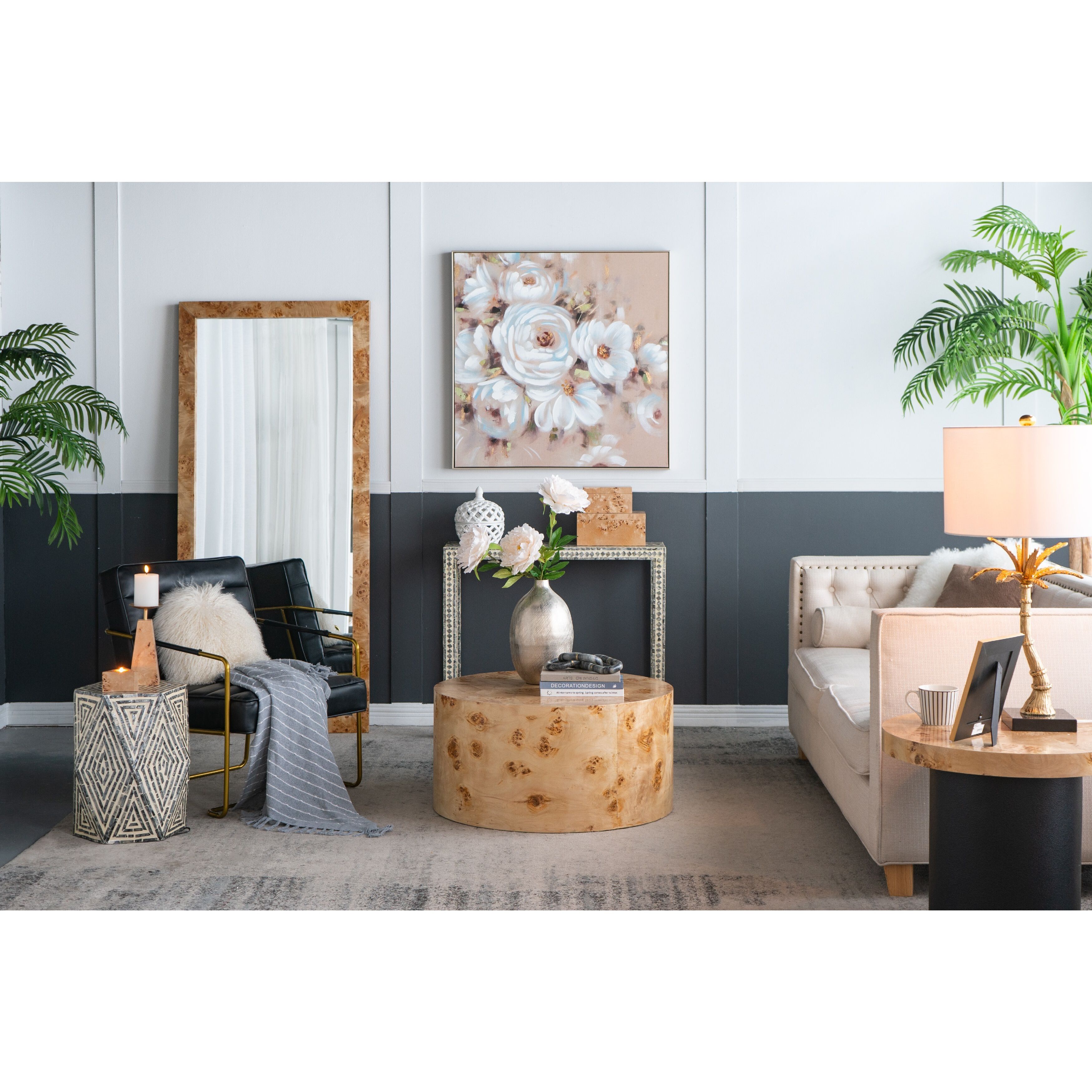 Burl 71.1 X 31.5 inch Brown Mirror