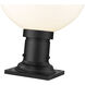 Laurent 1 Light 17.75 inch Black Outdoor Pier Mounted Fixture