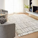 Laid Back Luxe 130 X 94 inch White/Ivory Rug in 8 x 11