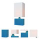 Kara 18 inch 60.00 watt Aqua Table Lamp Portable Light