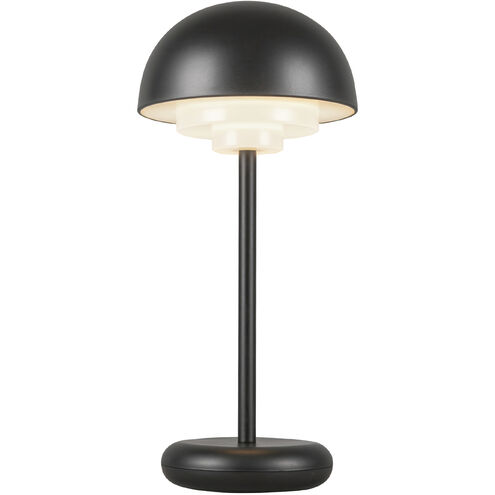 Hinata 11.88 inch 2 watt Black Table Lamp Portable Light