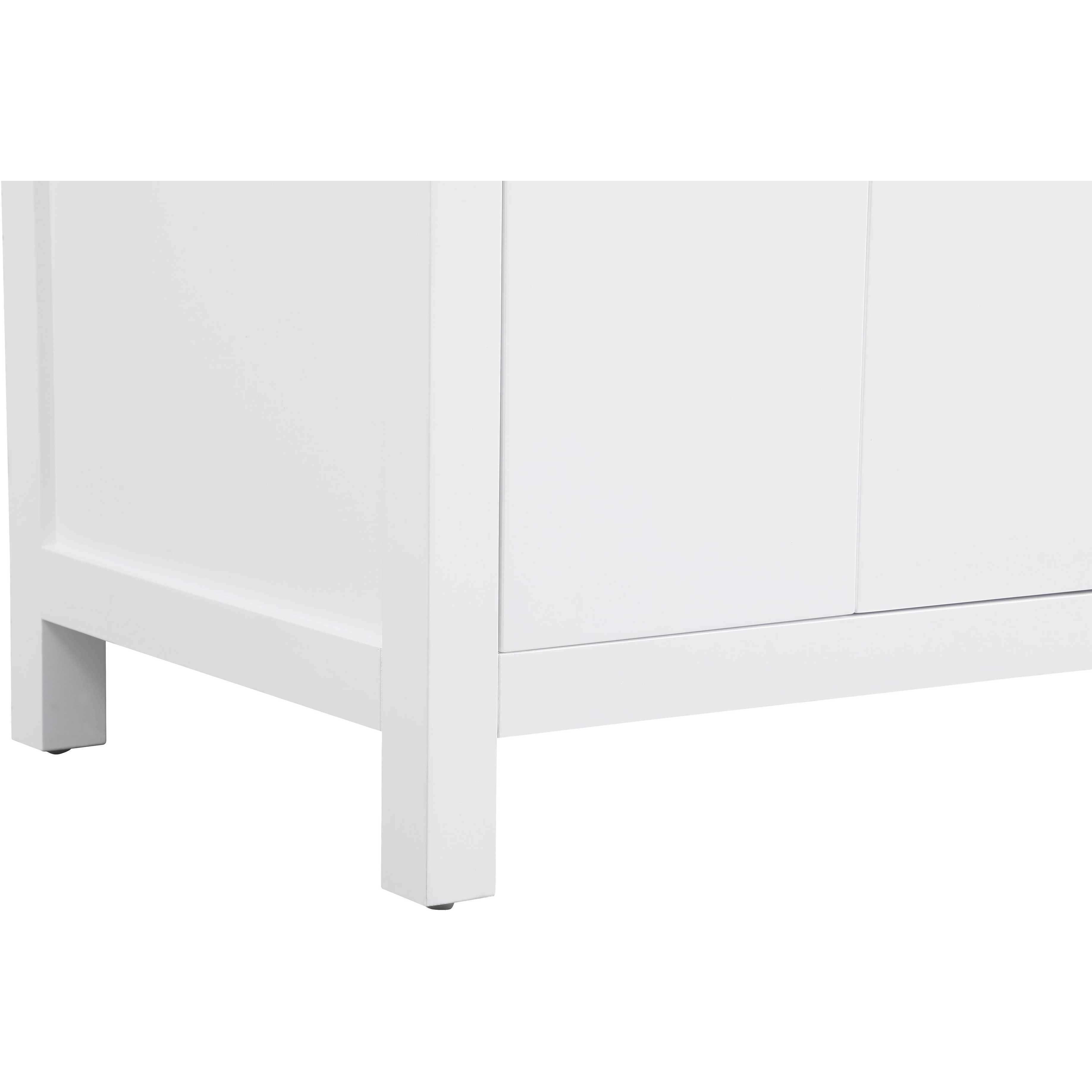 Nathan 60 X 34 inch White Bathroom Vanity Cabinet