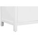 Nathan 60 X 34 inch White Bathroom Vanity Cabinet