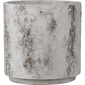 Faux Birch Black/Beige/Pale Gray Planter, Medium