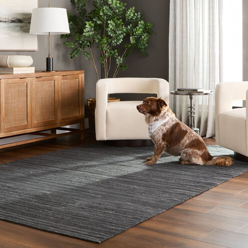 Kiran 90 X 63 inch Dark Grey Rug in 5 x 7