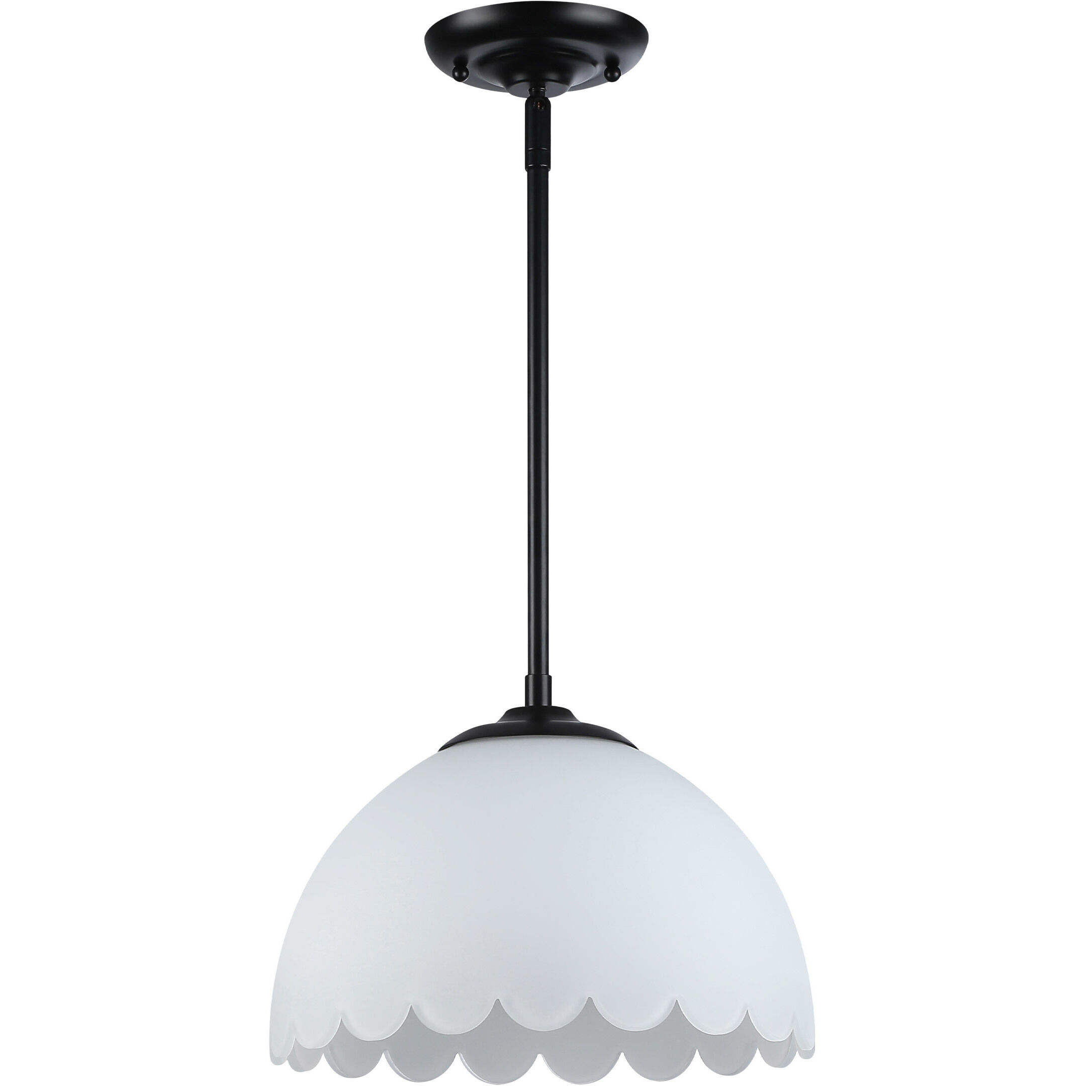 Dorinda Pendant Ceiling Light in Matte Black