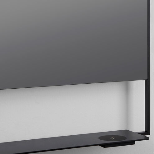 Castore 32 X 20 inch Black LED Lighted Mirror, Vanita by Oxygen