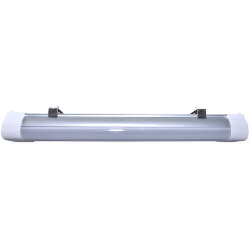 Brentwood LED 3 inch White and Gray Outdoor LED Vapor Tight
