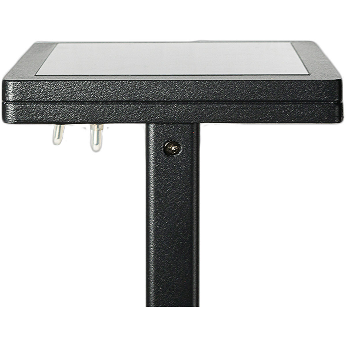Contemporary Square Black Path Light, Solar
