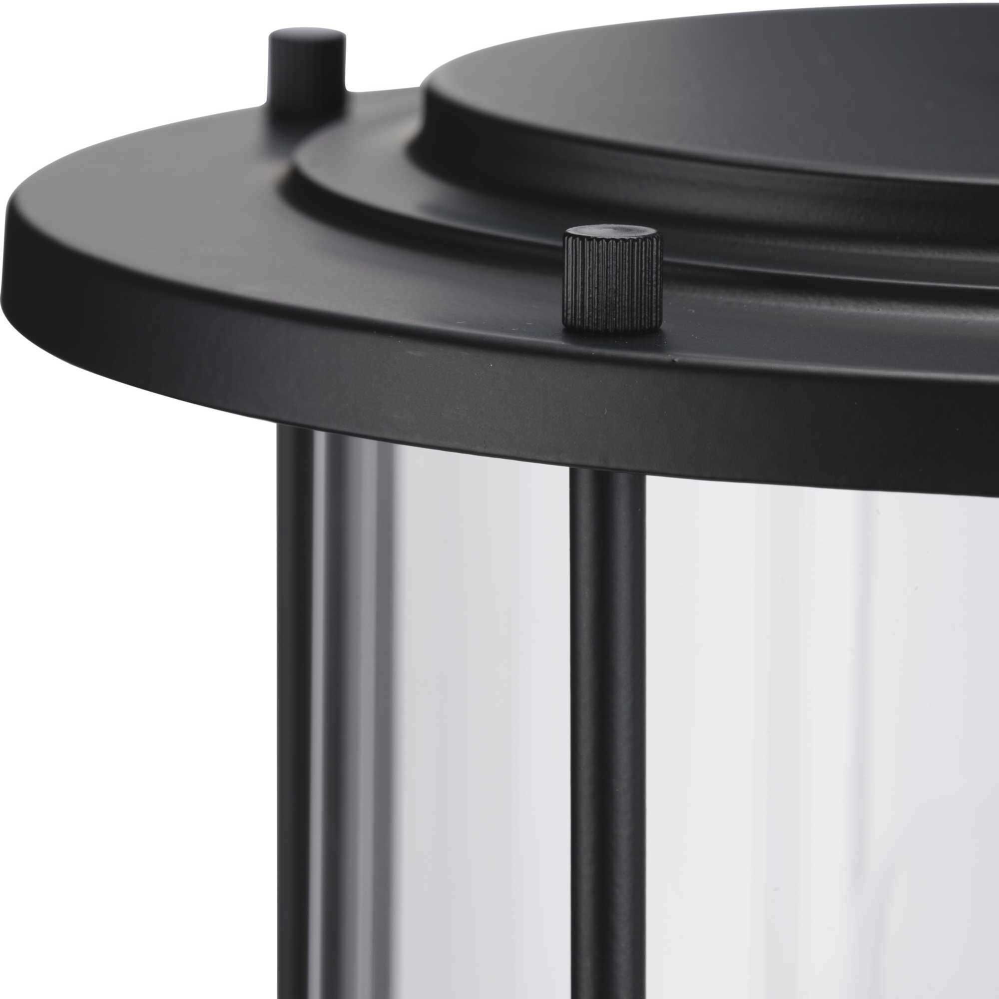 Gunther 1 Light 13.5 inch Matte Black Post Lantern