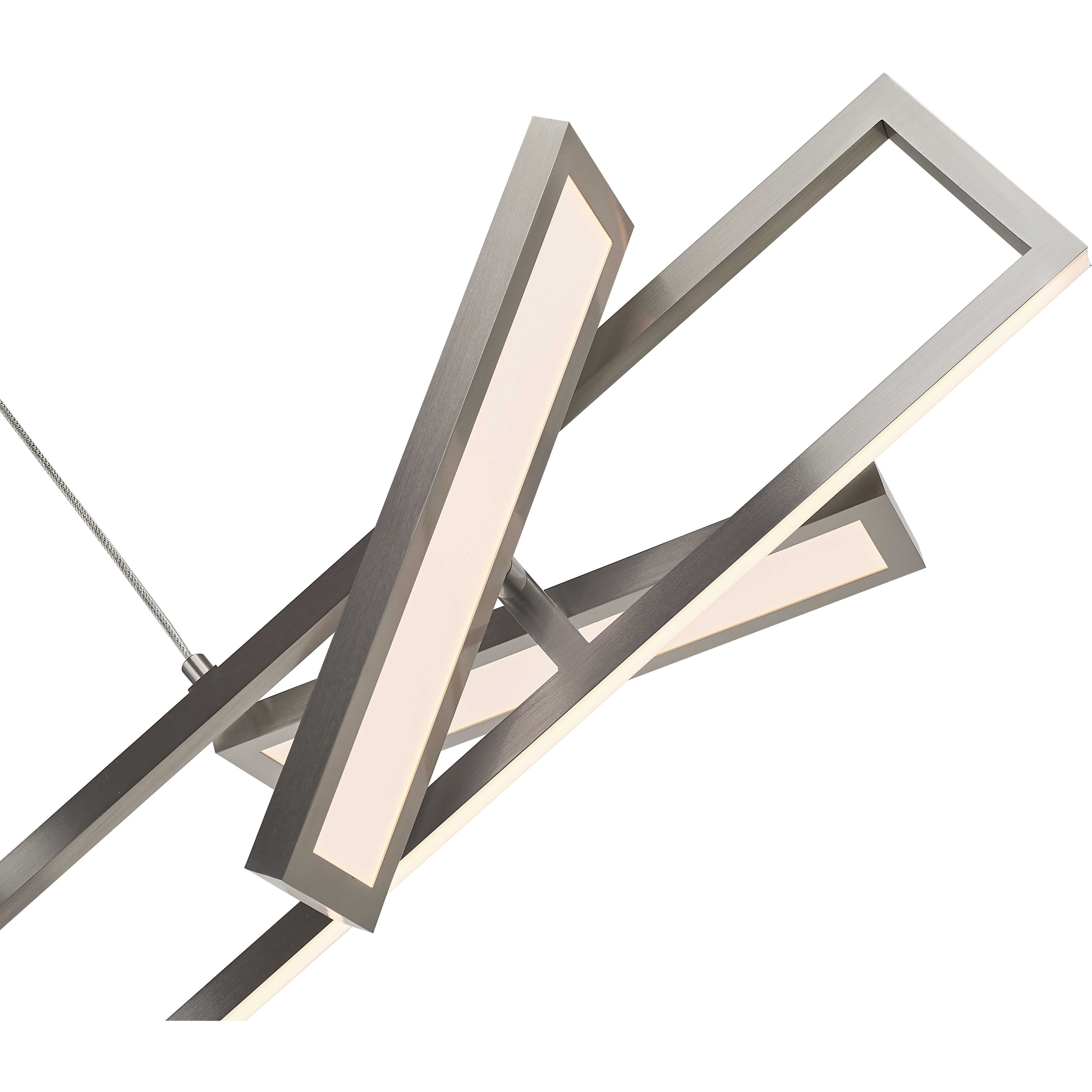 Helix LED 9 inch Brushed Nickel Pendant Ceiling Light