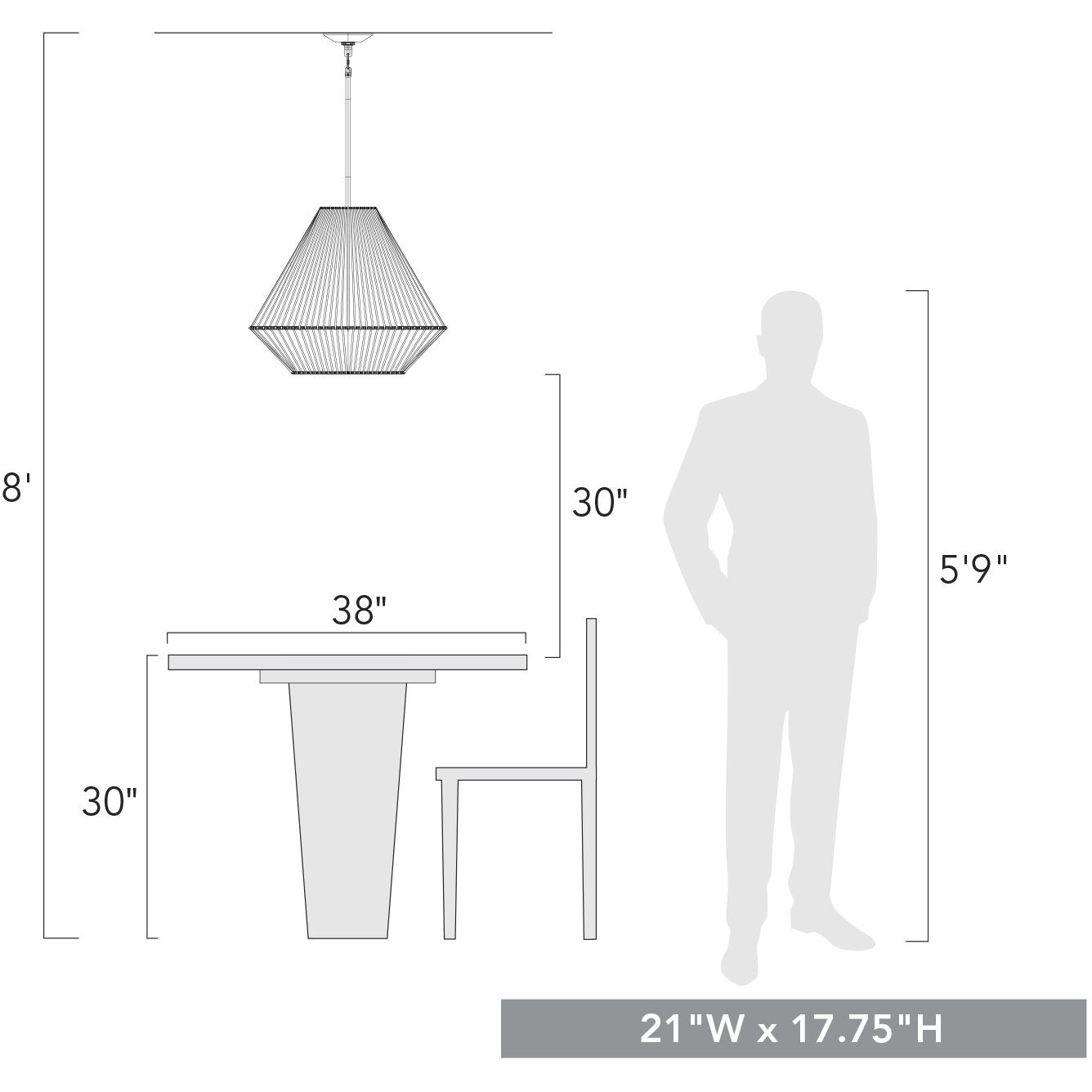 Valentina Pendant Ceiling Light in White Raphia