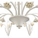 Adelaide 15 Light 49 inch Textured White Chandelier Ceiling Light