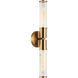 Klarice Wall Sconce Wall Light in Aged Gold Brass