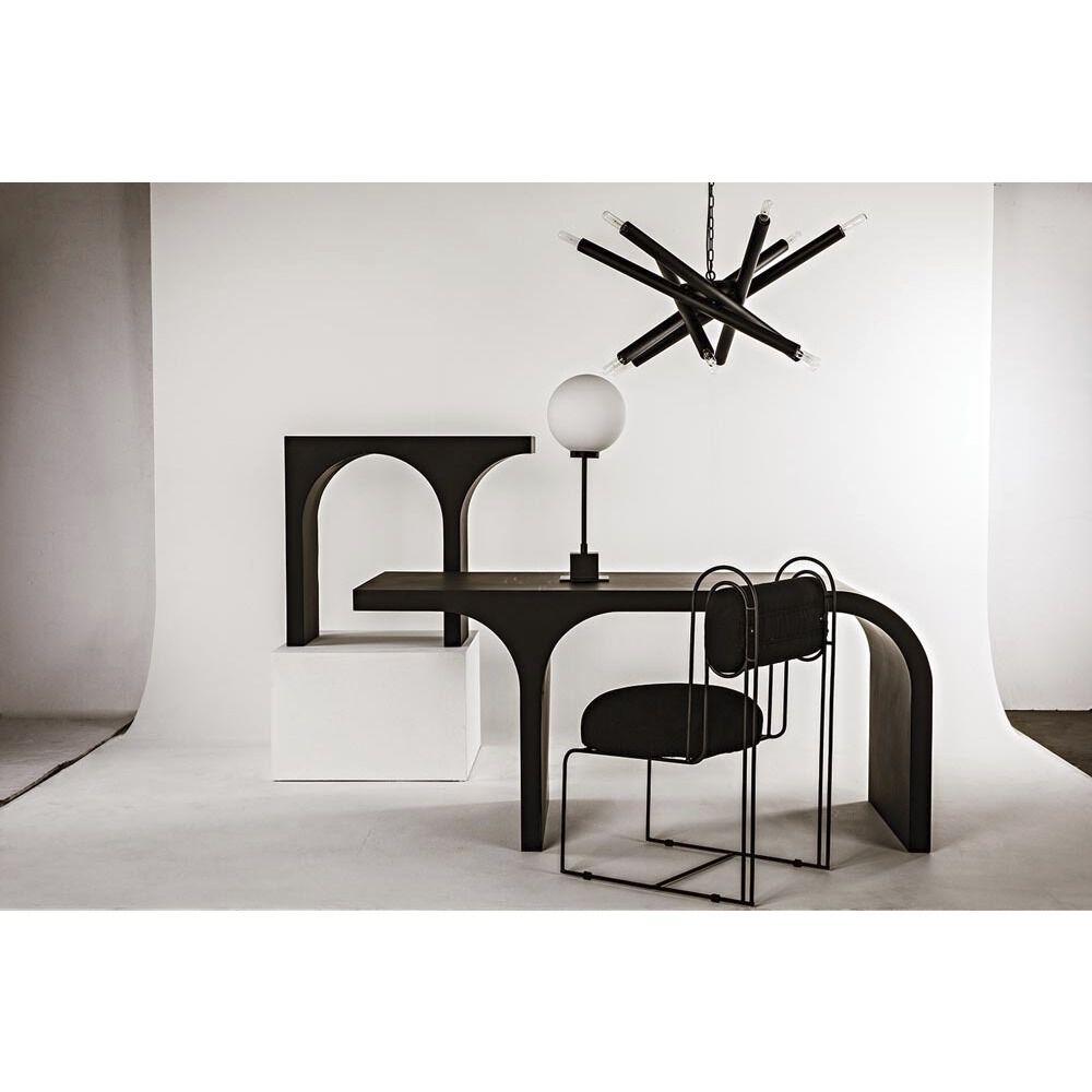 Maximus 35 X 30 inch Matte Black Console/Side Table