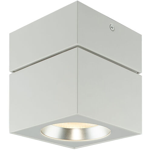 Square LED 4.8 inch White Surface Mount Ceiling Light in 1250, 34° Specular