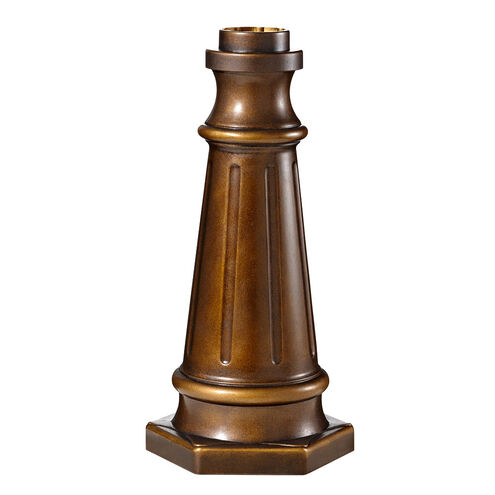 Outdoor Post Base 19.5 inch Astral Bronze Outdoor Post Base