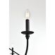 Rohan 6 Light 60 inch Matte Black Chandelier Ceiling Light