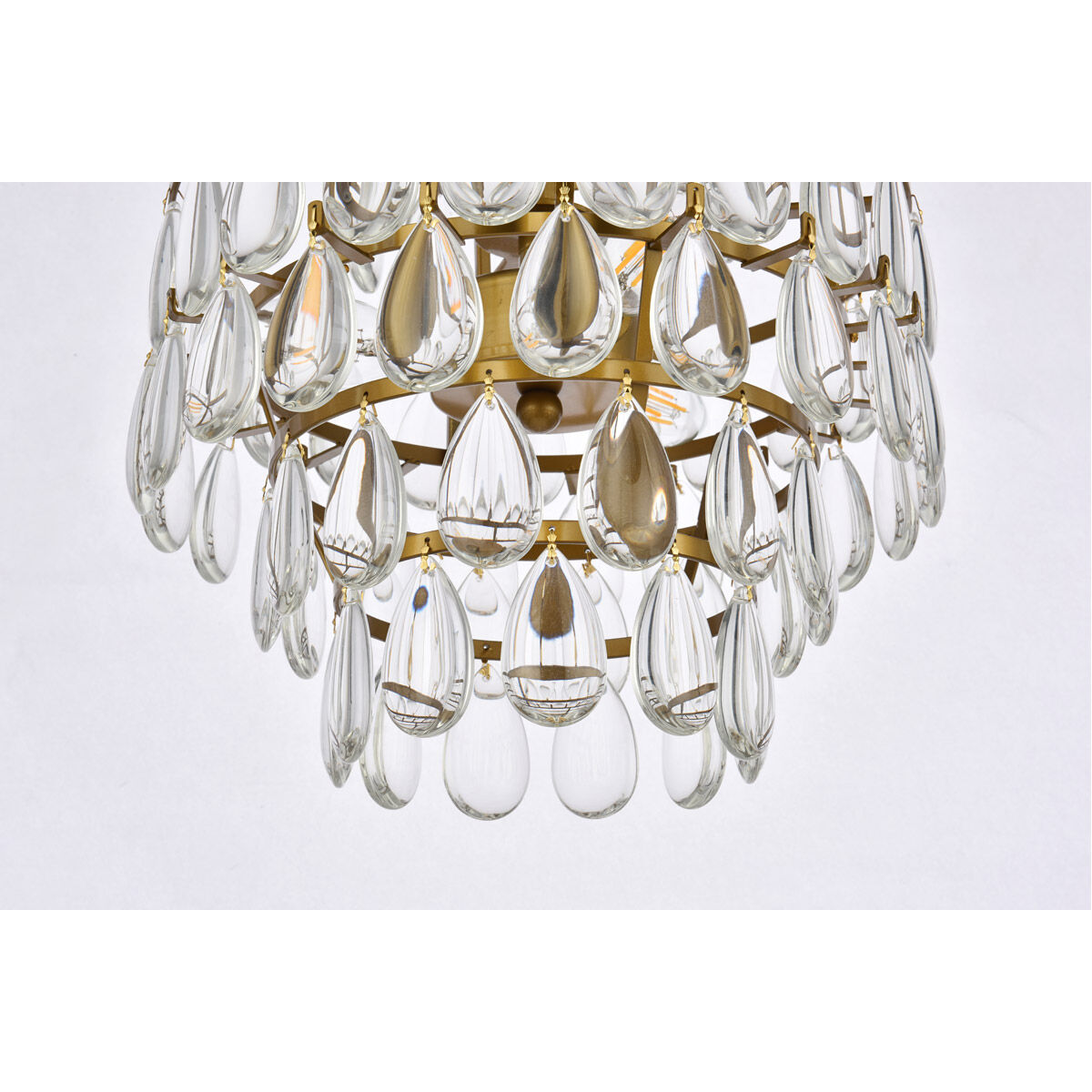Mila 3 Light 12 inch Brass Pendant Ceiling Light