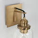 Fallon 1 Light 6 inch Aged Brass Sconce Wall Light