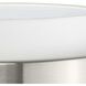 Silva 1 Light 9.5 inch Brushed Nickel Pendant Ceiling Light, Design Series