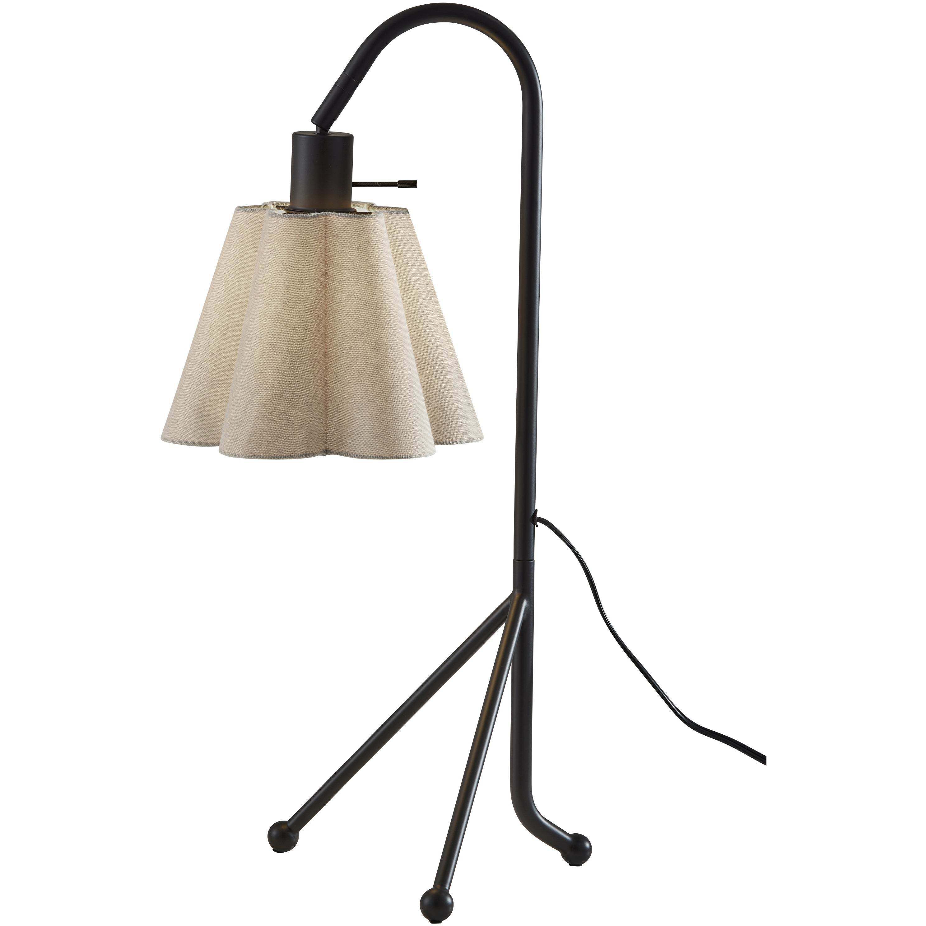 Kendra 25 inch 40.00 watt Black Table Lamp Portable Light